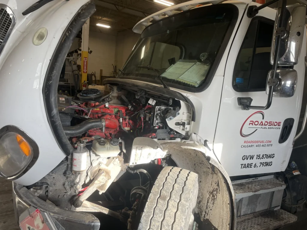 truck during commercial vehicle inspection
