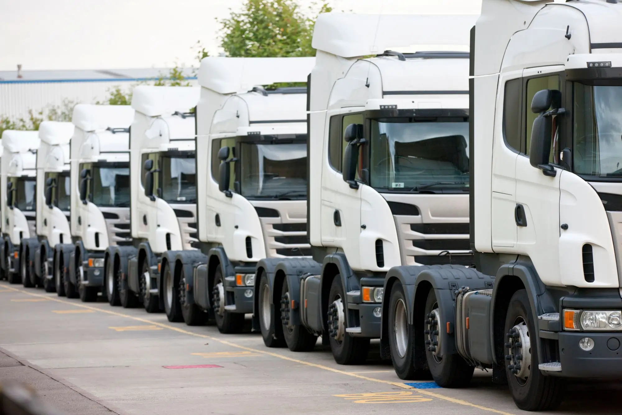 mechanic prioritizing repair order across multiple commercial fleet trucks
